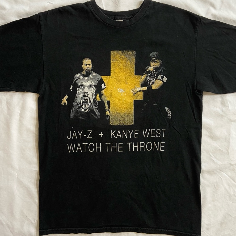 Rare Kanye West Jay Z Watch the Throne Tour Shirt